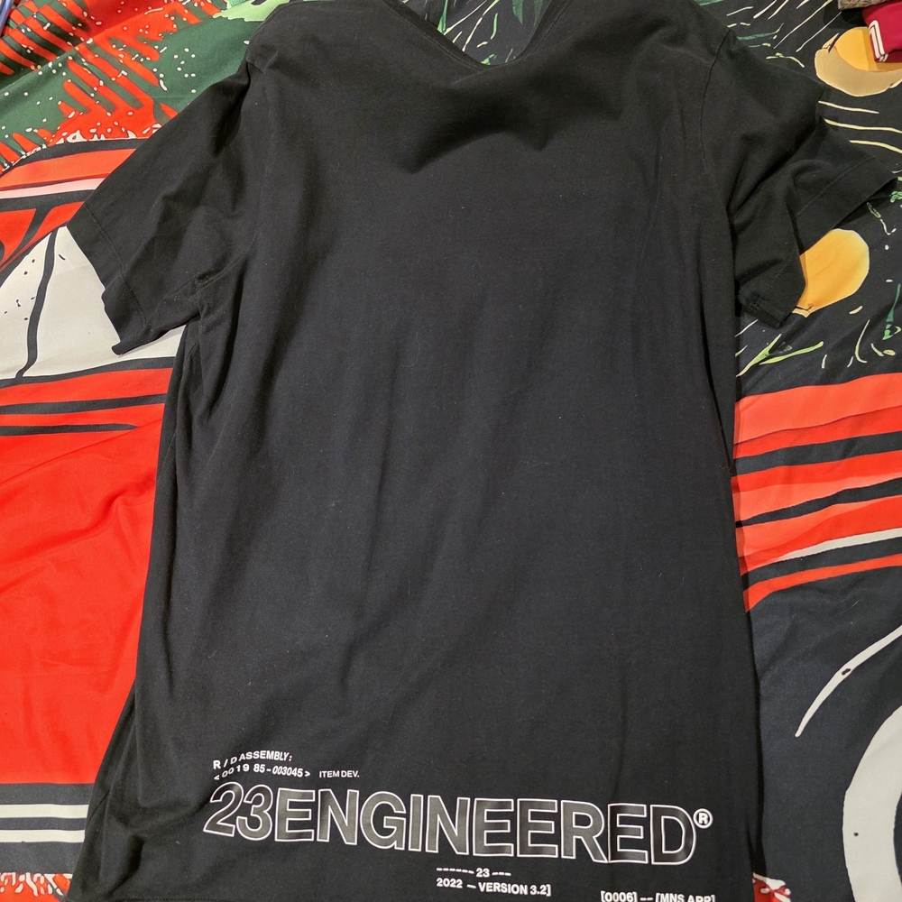 23Engineered Black Men's Short Sleeve Tee